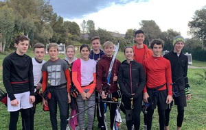 Des archers des clubs ETAF de Nîmes et Manduel étaient en stage au Pôle Espoirs de Boulouris 
Les jeunes archers ont pu découvrir l’entraînement et la préparation physique qui rythment le quotidien des sportifs inscrits dans le PPF
